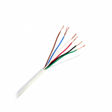 Cable Calibre 22, CMR, 6 Conductores,  305 metros, Color Blanco