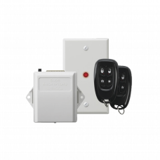 Receptor Universal con conexion directa al Keybus del panel de alarma con relevador auxiliar para abrir puertas de garage o aplicaciones de pulso momentaneo