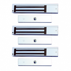 3 Chapas magnéticas 600 LBS con temporizador y LED indicador.