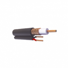 Cable coaxial x mto tipo cca + 2 hilos calibre 20.