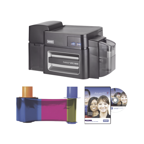 Kit de Impresora Profesional de Doble Cara DTC1500/ Borrado información/ Marca de Agua/ Incluye Ribbon y Software