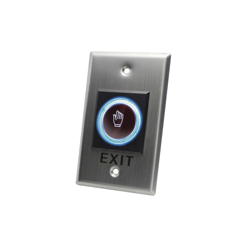 Botón de salida sin contacto/ sensor IR / iluminado / Normalmente abierto y cerrado / Distancia ajustable de detección