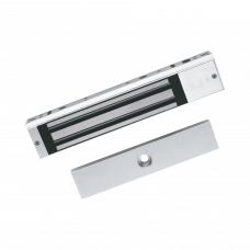 Chapa Magnética de 600 Lbs (280 Kg) / Sensor de Estado de la Placa / Certificado CE /  Para Uso en Interior / Indicador LED / Magnetismo Anti-residual