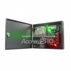 Panel de Control de Acceso IP para 4 Puertas.
Incluye Fuente de 12VCD / 3A.