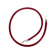 Cable para Baterías  1 m, Rojo, Calibre 2 AWG con Terminales de Ojo en Ambos Extremos