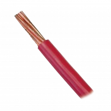 Cable 18 awg  color rojo, Conductor de cobre suave cableado. Aislamiento de PVC, auto-extinguible.BOBINA de 100 MTS