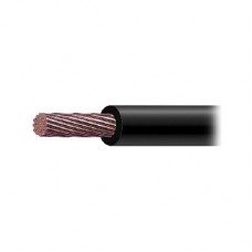 Cable de Cobre Recubierto THW-LS Calibre 1/0 AWG 19 Hilos Color Negro (1 METRO)