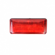 Luz QUADRAFLARE de LED Rojo  7X3in con Flasher Integrado.