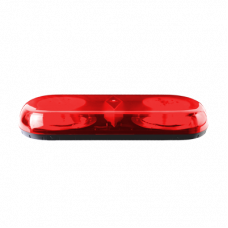 Mini Barra de Luces Serie X606S, con 18 LED, Color Rojo, Montaje Succión e Imán