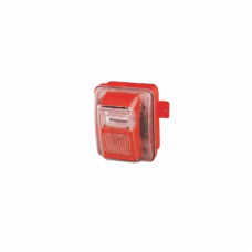 Cubierta para instalar sirenas estrobo en exterior compatible con estrobos sirenas Hochiki color rojo