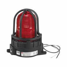 Luz de advertencia LED para ubicaciónes peligrosas, montaje para superficies, 24Vcd, rojo