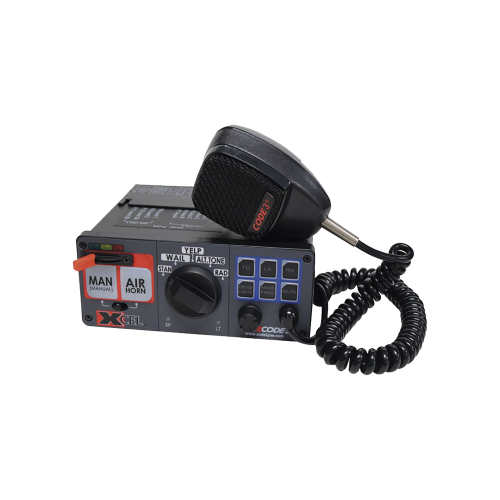 Sirena XCel®, 24 V CC, micrófono con control de luz