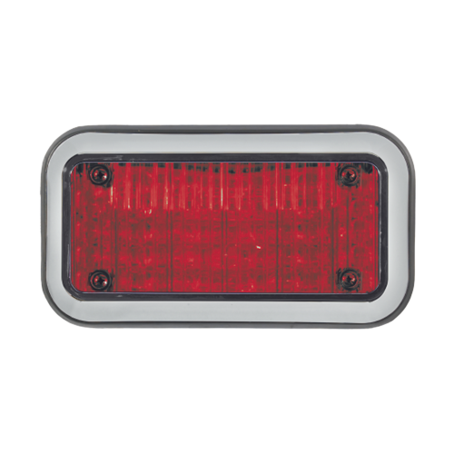 Luz Perimetral 3X7 y LED rojos, con bisel