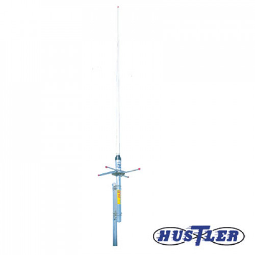 Antena Base Fibra de Vidrio, UHF de 462-470 MHz, 6 dB de ganancia