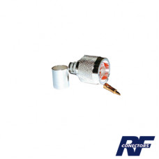 Conector N Macho para cable BELDEN 9913, 7810A, 8214; ANDREW CNT-400; SYSCOM RG8/U-SYS, RFLASH-1113.