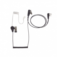 Micrófono - Audífono de Solapa con Tubo Acústico Transparente. Para KENWOOD Serie G/ 3230/ 2102G/ 2202L/ 2212L/ 2170/ 2360/ 2302/ 2312/ 2000/ 2402/ NX-220 / NX-240. Con tubo acústico de PU (material flexible).