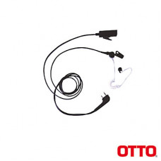 Kit de Micrófono-Audífono profesional de 2 Cables para KENWOOD NX-200/300/410, TK-480/2180/3180