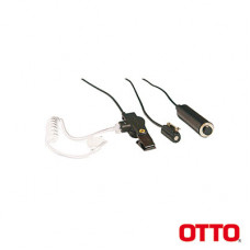 Kit de Micrófono-Audífono profesional de 3 cables Motorola PRO5150/5350/5450/5550/7150/7350/7450/7550/9150