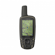 GPS portátil GPSMAP 64SX, cuenta con sensores de navegación, altímetro, brújula y cálculo de áreas.