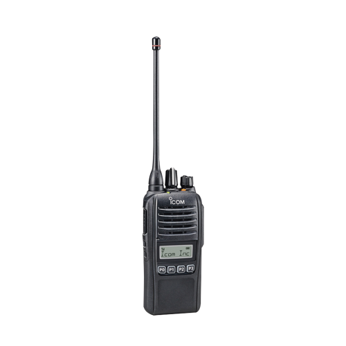 Radio digital NXDN en la banda de VHF, rango de frecuencia 136-174MHz, sumergible IP67, analógico y digital, opera en sistemas trunking y convencional, 5W de potencia.