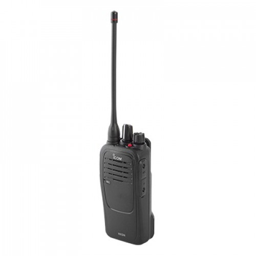 Radio portátil digital ICOM, Rx-Tx. 400-470MHz, 4W de potencia, sumergible IP67, analógico-digital, trunking convencional y multi-sitio convencional
