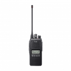 Radio portátil analógico de rango de frecuencia 450-512 MHz, con pantalla, 4 W, 128 canales Incluye Batería, antena, cargador y clip