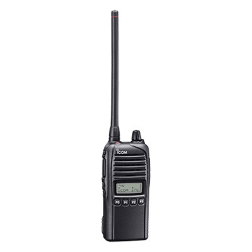 Radio portátil digital y analógico en rango de frecuencia 136-174MHz, 5 W de potencia de RF, 128 canales.  Batería, cargador, antena y clip incluidos.