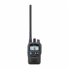 Radio portátil marino y comercial en VHF, incluye los canales USA, INT, CAN, y del clima