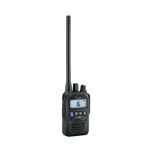 Radio portátil marino y comercial en VHF intrinsecamente seguro (IS). incluye los canales USA, INT, CAN, y del clima