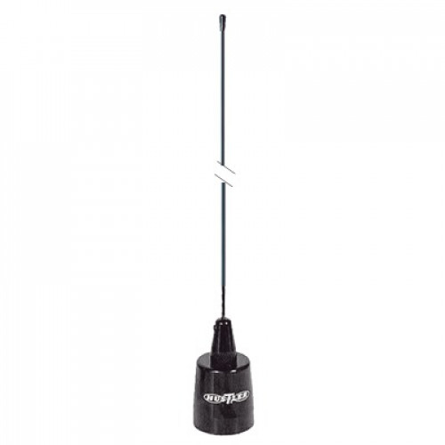 Antena Móvil VHF en Color Negro, Resistente a la corrosión, 3.4 dB de ganancia, 148-174 MHz.