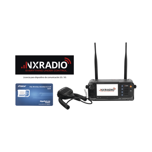 KIT Radio PoC + licencia NXRADIO, Incluye Radio PoC Móvil 4G LTE M5