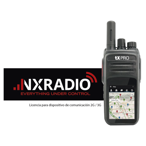 Plataforma de Radiocomunicación Profesional para Terminales TXR58A/TXR50A (Licenciamiento anual)