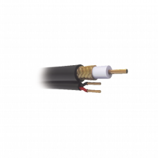 Cable Coaxial RG59 Siamés, HECHO EN MÉXICO, Optimizado para HD. Aplicación para interior, Retazo de 1 Metro