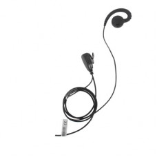 Micrófono de solapa con audífono ajustable al oído para  KENWOOD TK-480/2180/3180, NX200/300/410/5000