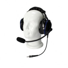 Audífonos acolchonados de uso rudo con diadema sobre la cabeza para radios Kenwood TK2000, TK3000, NX240, NX340