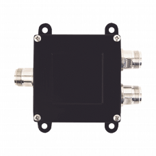 Separador TAP -7 dB con rango de frecuencia de 700 a 2500 MHz. Ideal para separar la antenas a diferentes longitudes de cable coaxial. 50 Ohm con conectores N Hembra.