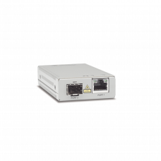 Convertidor de medios gigabit ethernet a fibra óptica con puerto SFP (la distancia y tipo de fibra óptica depende del transceptor), con fuente de alimentación multi-región