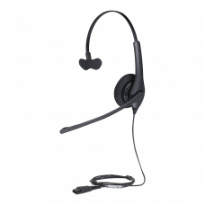 Jabra Biz 1500 Mono, auricular profesional con cancelación de ruido, ligero y cómodo ideal para contact center con conexión QD (1513-0157)