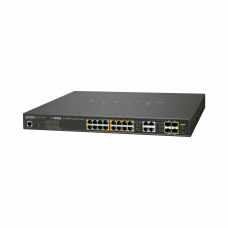 Switch administrable L2, 16 puertos 10/100/1000T Ultra PoE + 4 puertos Gigabit Combo TP/SFP