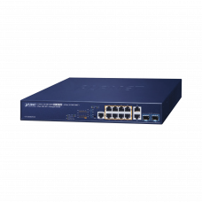 Switch Administrable Capa 3, 8 Puertos 10/100/1000 Mbps c/PoE 802.3bt, 2 Puertos Gigabit Uplink, 2 Puertos SFP+ 10 G