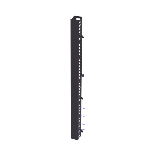 Kit Organizador Vertical de Cable Sencillo para Rack Abierto de 42 Unidades para EIQR3242 y EIRL5542DR.