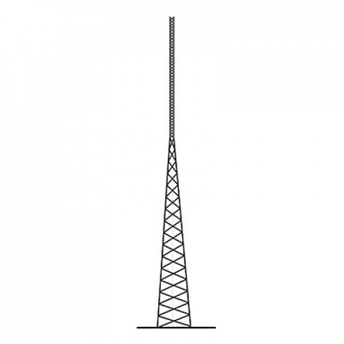 Torre Autosoportada Tubular ROHN de 21 metros Linea SSV HEAVY DUTY.
