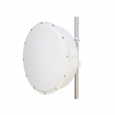 Antena direccional de alta resistencia, Ganancia 30 dBi, (4.9 -6.5 GHz), Plato hondo para mayor inmunidad al ruido, Conectores N-Hembra, Montaje y radomo incluido