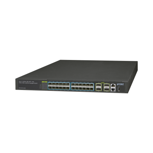 Switch Administrable Capa 3 24 puertos 10G SFP+, 4 puertos 100G QSFP28