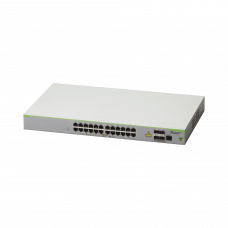 Switch Administrable CentreCOM FS980M, Capa 3 de 24 Puertos 10/100 Mbps + 4 SFP Gigabit