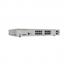 Switch Administrable CentreCOM GS970M, Capa 3 de 16 Puertos 10/100/1000 Mbps + 2 puertos SFP Gigabit