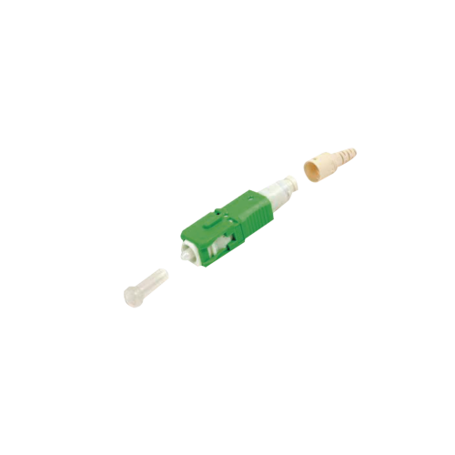 Conector de Fibra Óptica pre-pulido LightBow LC/APC Simplex, Monomodo OS1/OS2, re-terminable, Color Verde