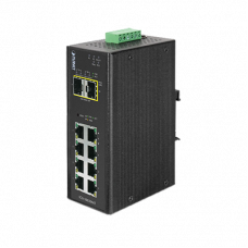 Switch industrial administrable de 8 puertos 1000T + 2 puertos SFP 1000X