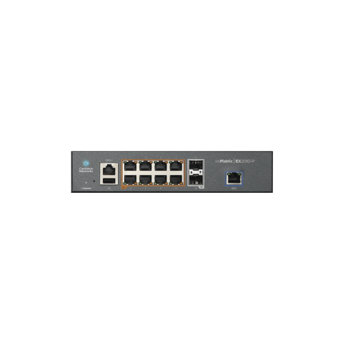 (MX-EX2010PXA-U) Switch POE cnMatrix / 8 puertos inteligentes GB / 2 SFP / Administración desde la Nube