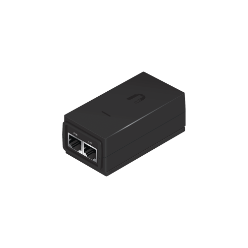 Adaptador PoE Ubiquiti de 24 VDC, 0.5 A con puerto Gigabit, compatible con airGateway